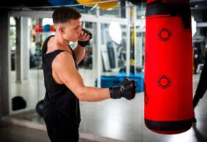 relleno saco boxeo